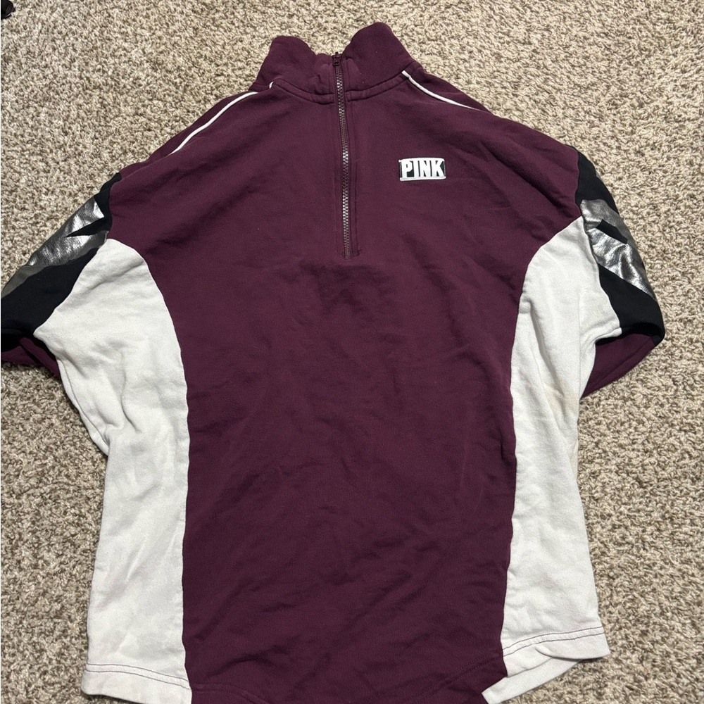 Victoria's Secret Maroon Zip-Up